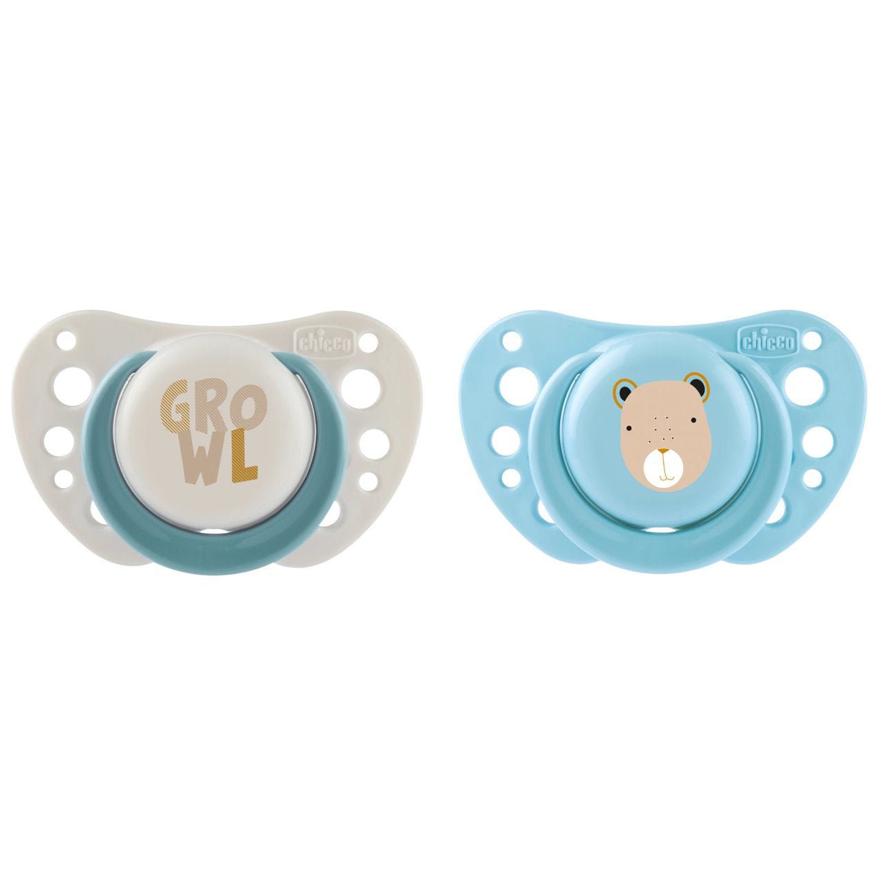 CHICCO PHYSIO FORMA AIR SOOTHER 2-6M 2PCS BLUE - Image 2