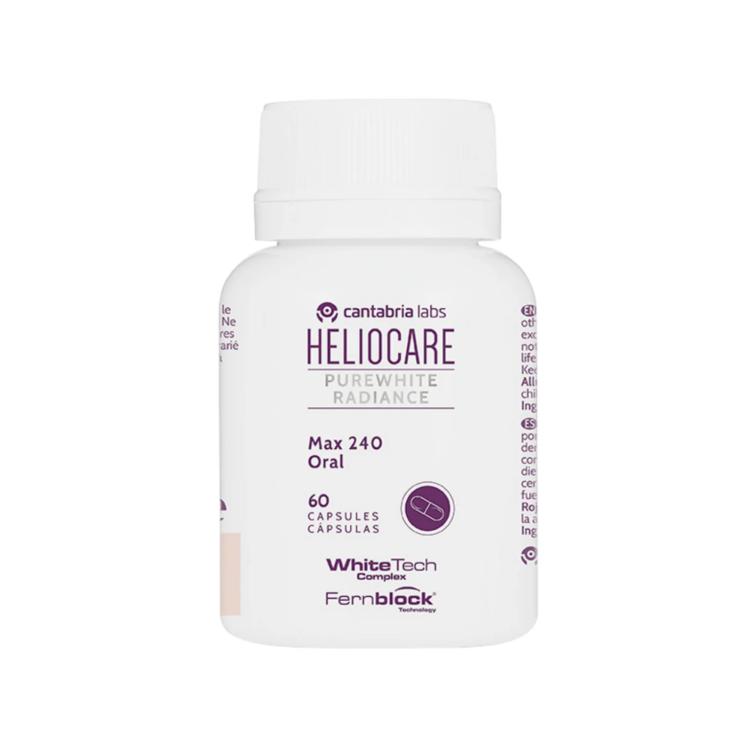 CANTABRIA LABS HELIOCARE PUREWHITE RADIANCE MAX240 60CAP