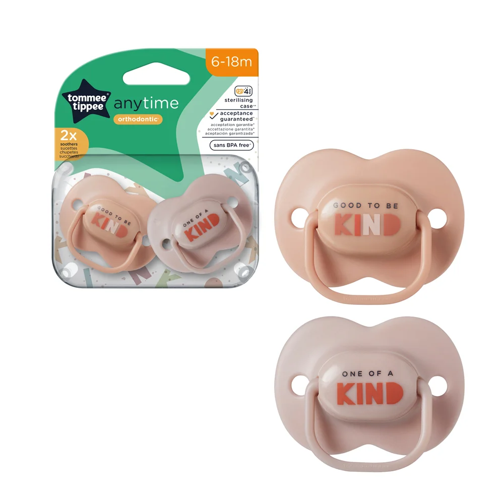 TOMMEE TIPPEE ANYTIME SOOTHER 6-18 M 2PCS - Image 2