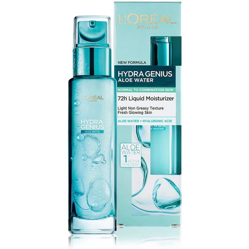 LOREAL HYDRA GENIUS ALOE WATER NORMAL TO COMBINATION SKIN 70ML