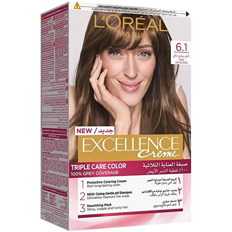 LOREAL HAIR COLOR EXCELLENCE CREME 6.1