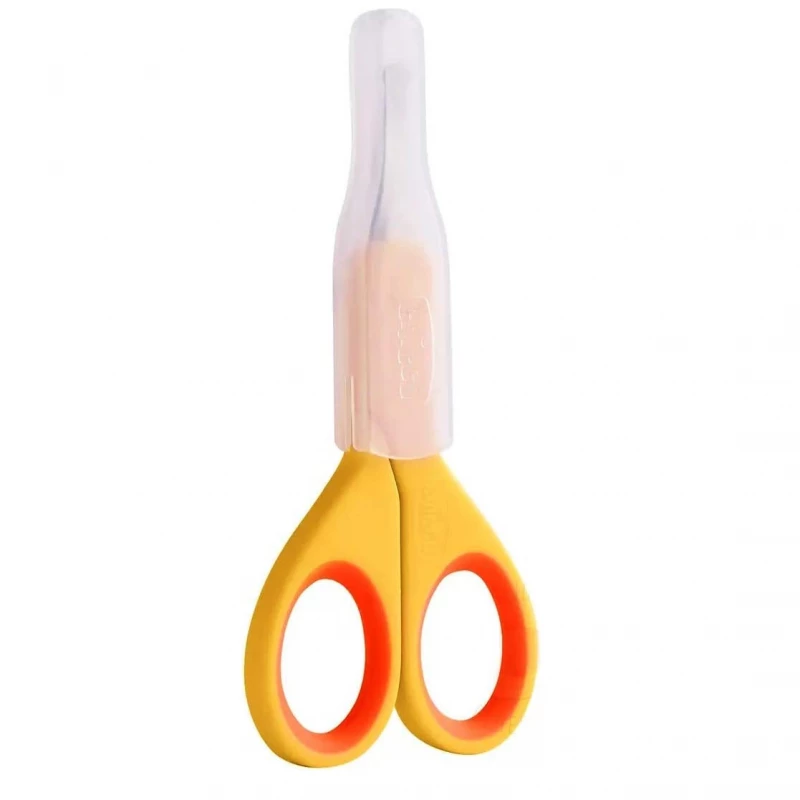 CHICCO BABY NAIL SCISSORS ORANGE 0M+ - Image 2