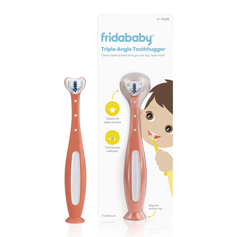 FRIDABABY TRIPLE-ANGLE TOOTHHUGGER PINK
