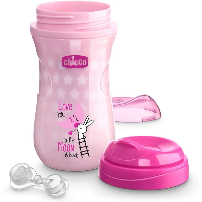 CHICCO GLOWING SHINY CUP 14M+ 266ML PINK - Image 3