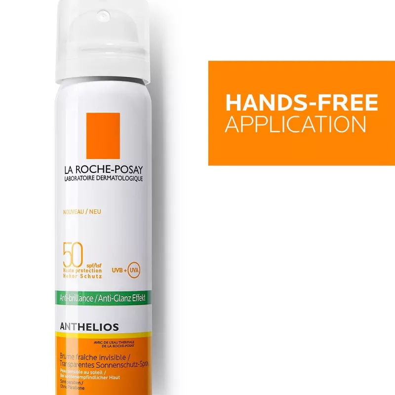 LA ROCHE SUNSCREEN ANTHELIOS ANTI-SHINE SPF50+ SPRAY 75ML - Image 2