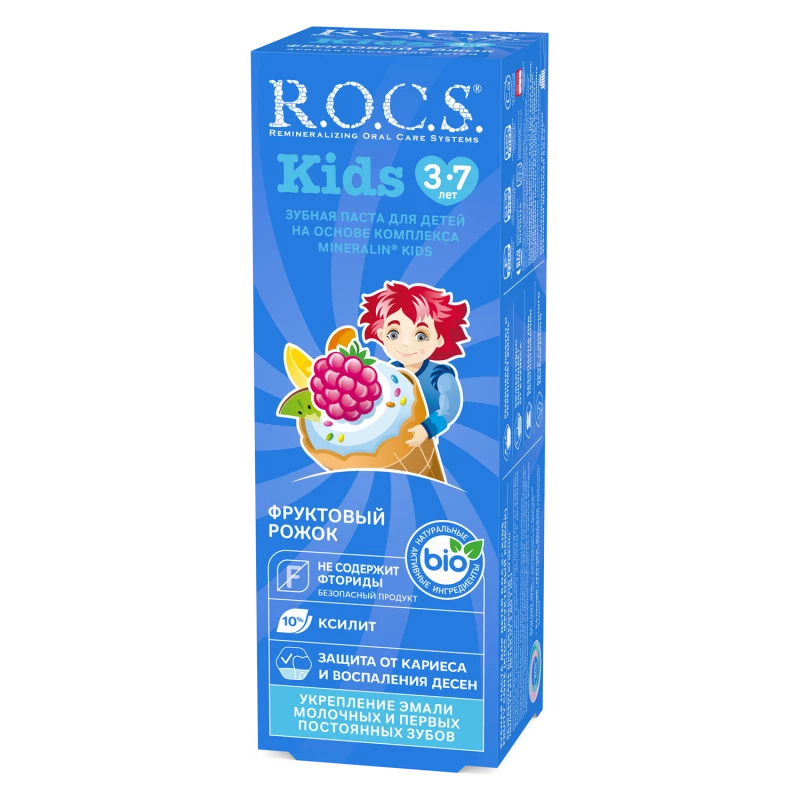 R.O.C.S KIDS FRUITY CONE 3-7 YEAR T.P 35ML