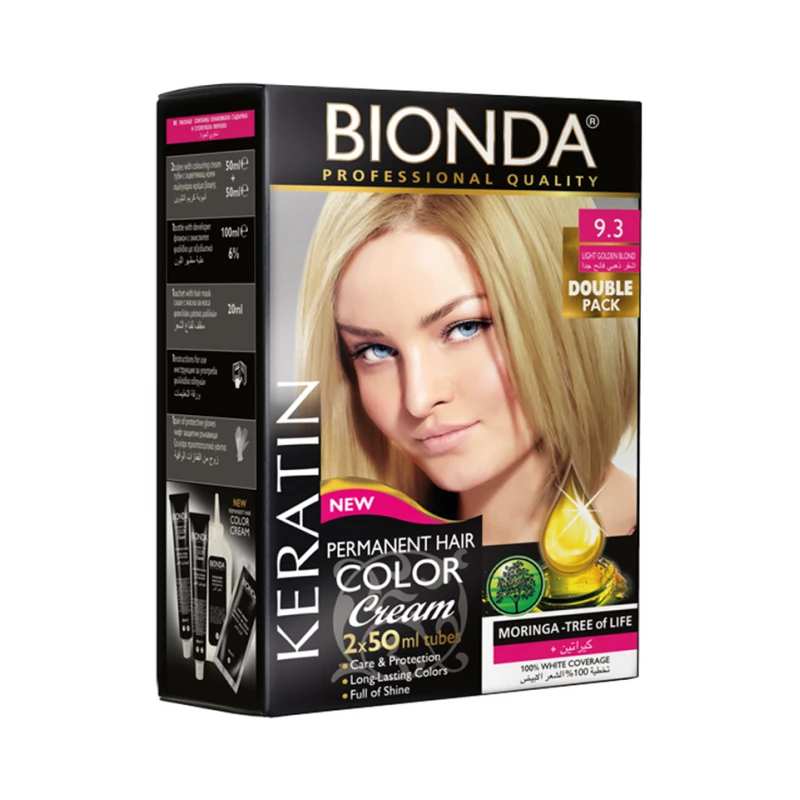 BIONDA PERMANENT HAIR COLER 9.3