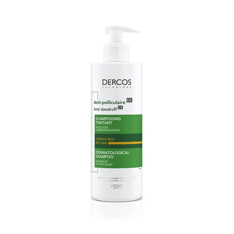 vichy dercos anti dandruff dry hair shampoo 390ml