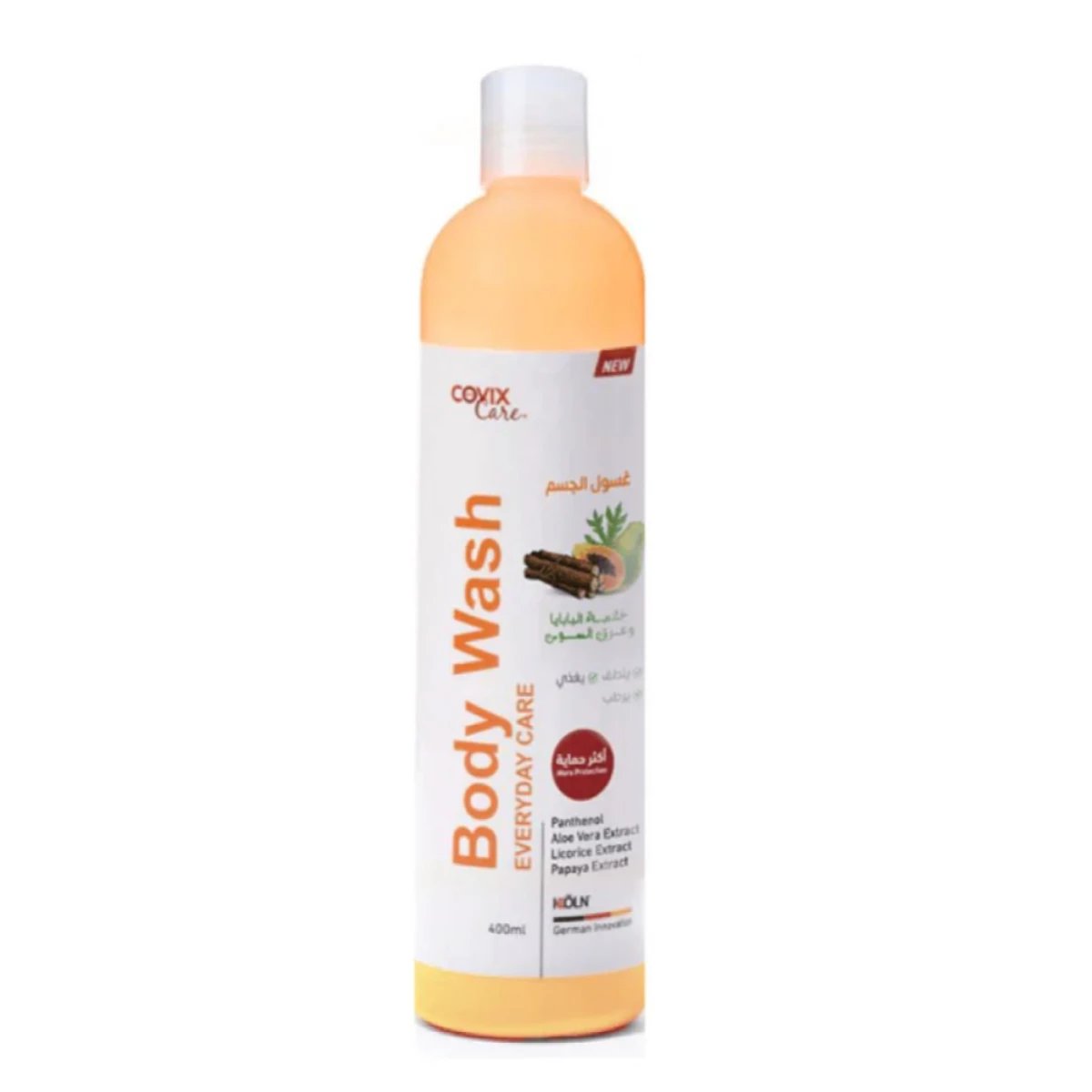 COVIX CARE BODY WASH PAPAYA & LICORICE 400ML