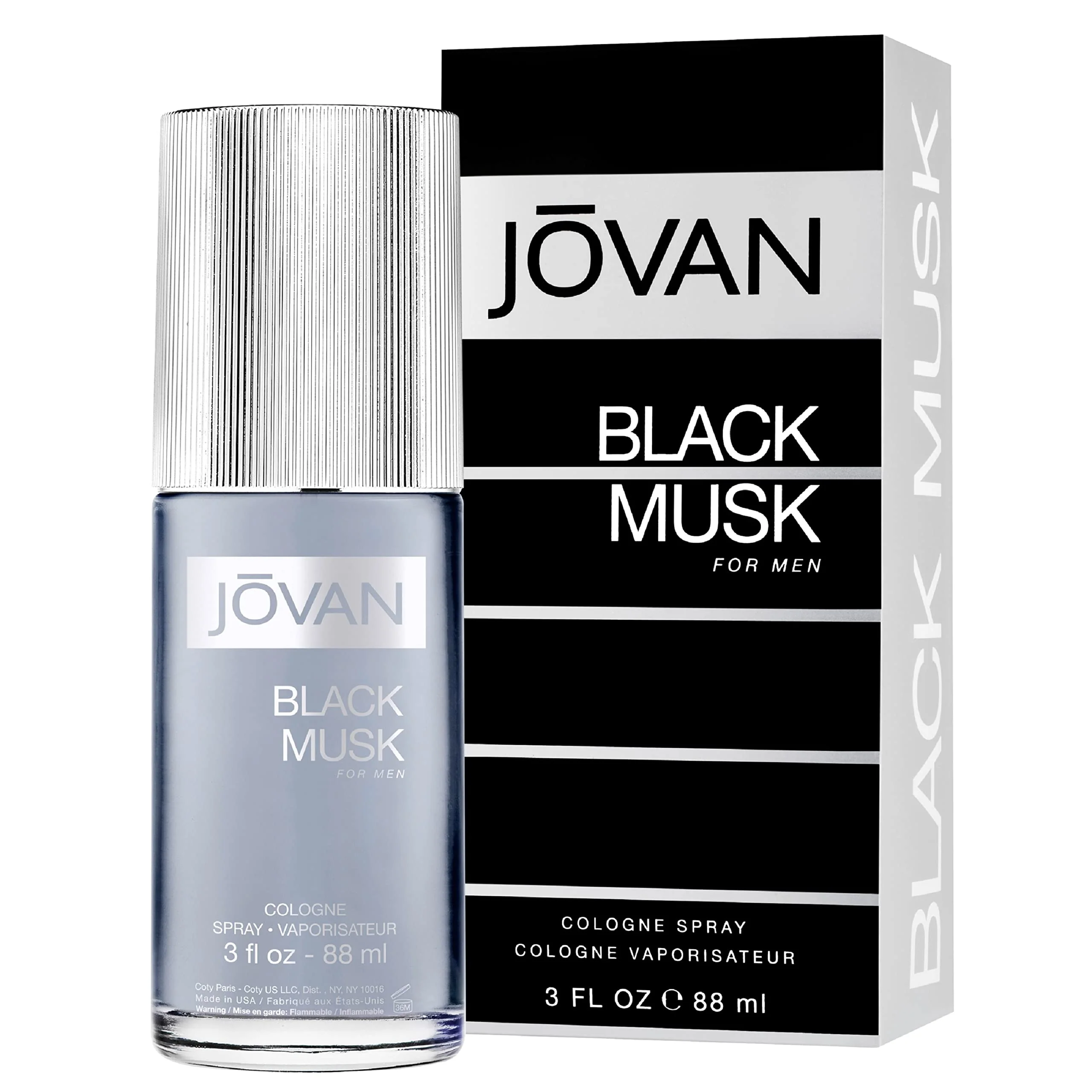 JOVAN BLACK MUSKFOR MEN COLOGNE 88ML
