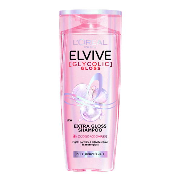LOREAL ELVIVE GLYCOLIC GLOSS SHAMPOO 400ML