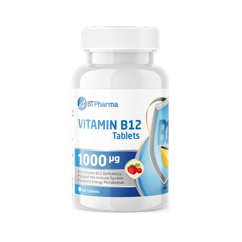 BT PHARMA VITAMIN B12 1000MCG 60TAB