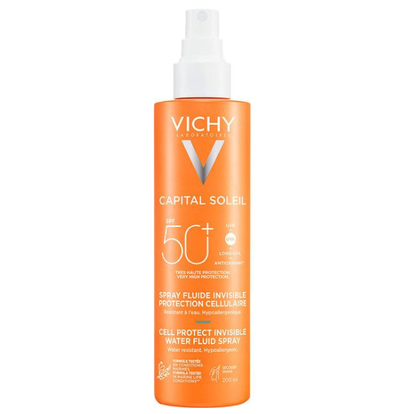 VICHY SUNSCREEN CAPITAL SOLEIL SPF50+ FLUID SPRAY 200ML