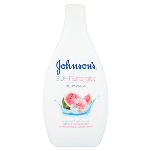 JOHNSONS SOFT ENERGISE BODY WASH WITH ROSE WATER