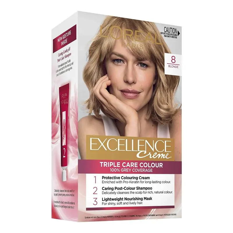 LOREAL HAIR COLOR EXCELLENCE CREME 8