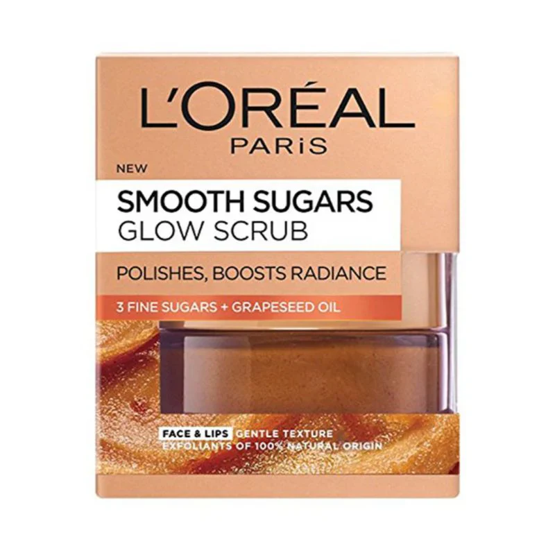 LOREAL SMOOTH SUGARS GLOW SCRUB