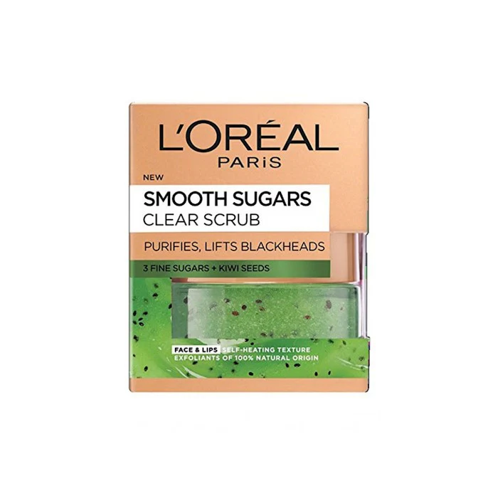 LOREAL SMOOTH SUGARS CLEANSING SCRUB 50ML