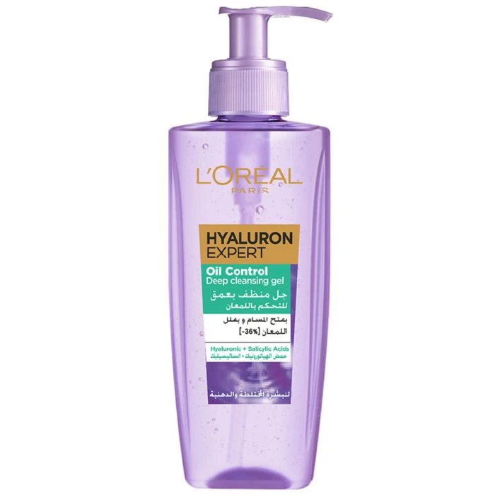 LOREAL HYALURON EXPERT OIL CONTROL WASH GEL 200ML