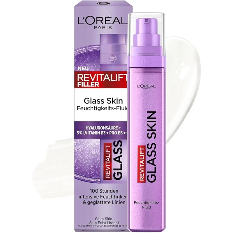LOREAL REVITALIFT GLASS SKIN LIQUID CREAM 50ML
