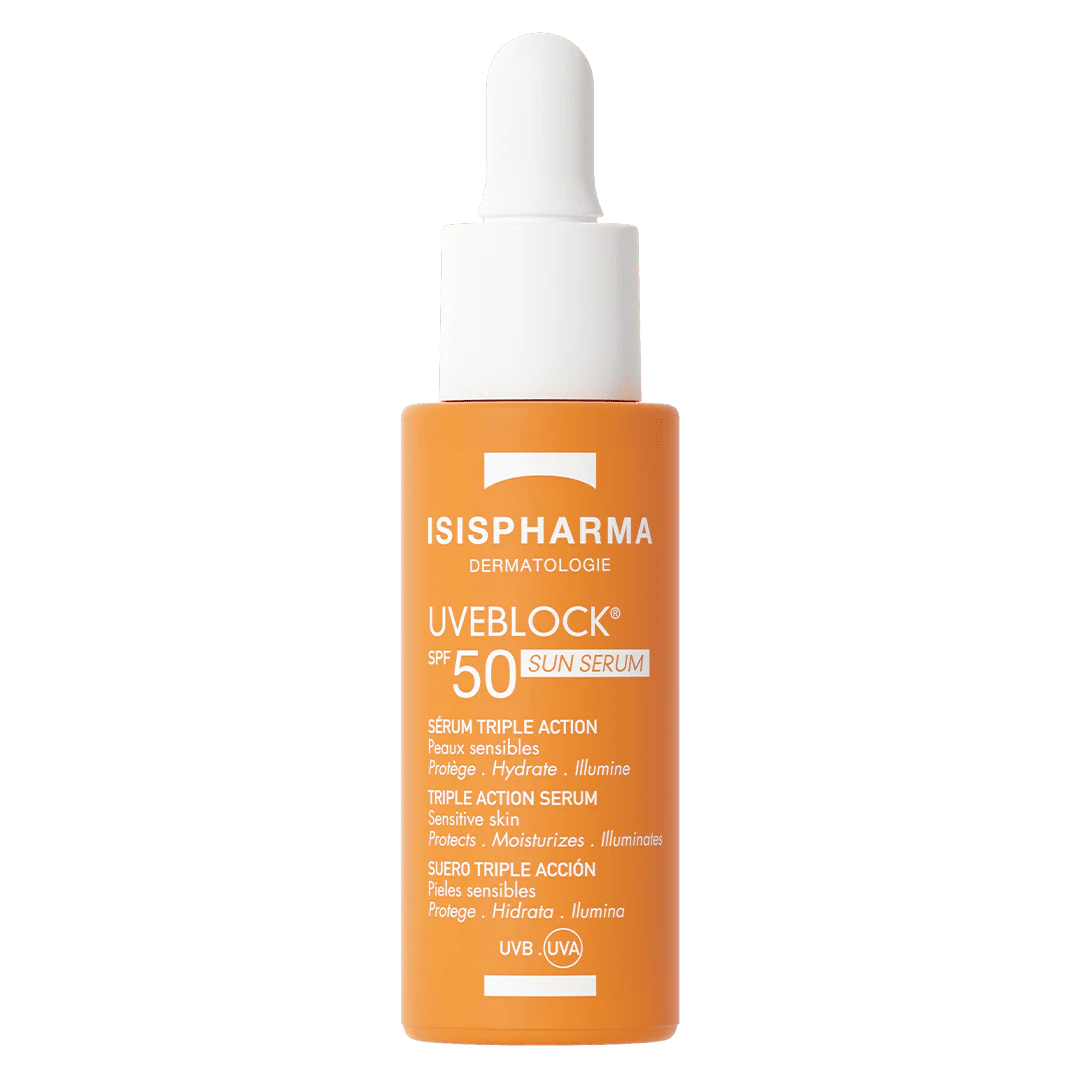 ISISPHARMA UVEBLOCK TRIPLE ACTION SUN SERUM SPF50+ 28ML