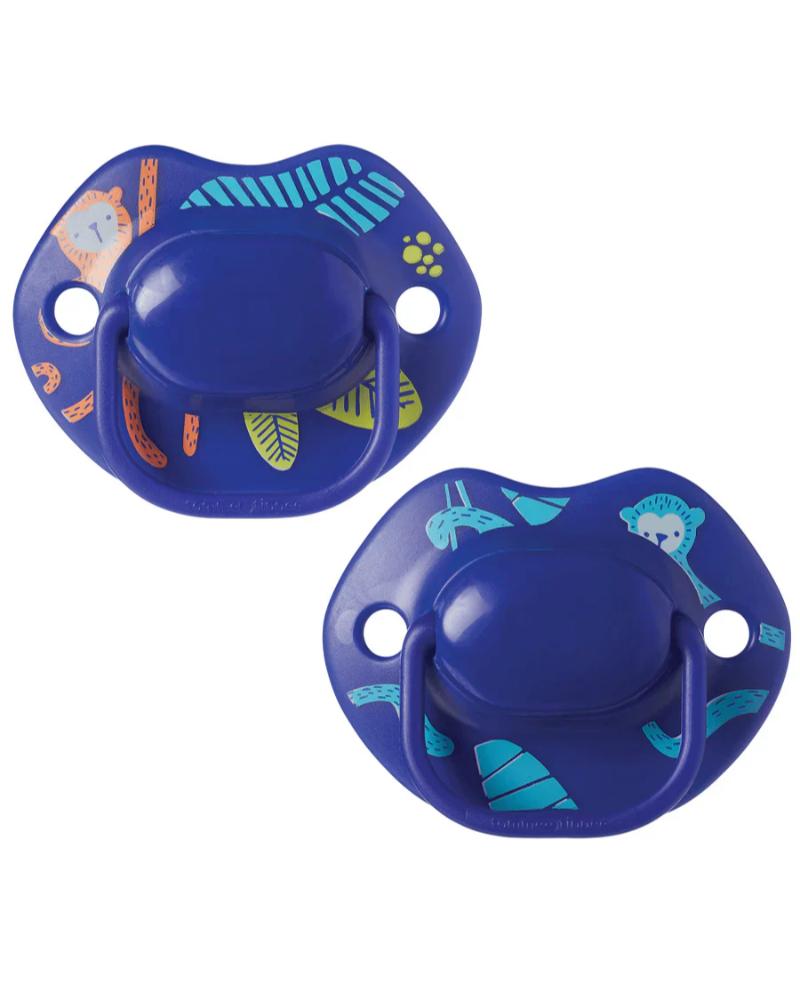 TOMMEE TIPPEE MODA MIDNIGHT JUNGLE SOOTHER 6-18M 2PCS BLUE - الصورة 3