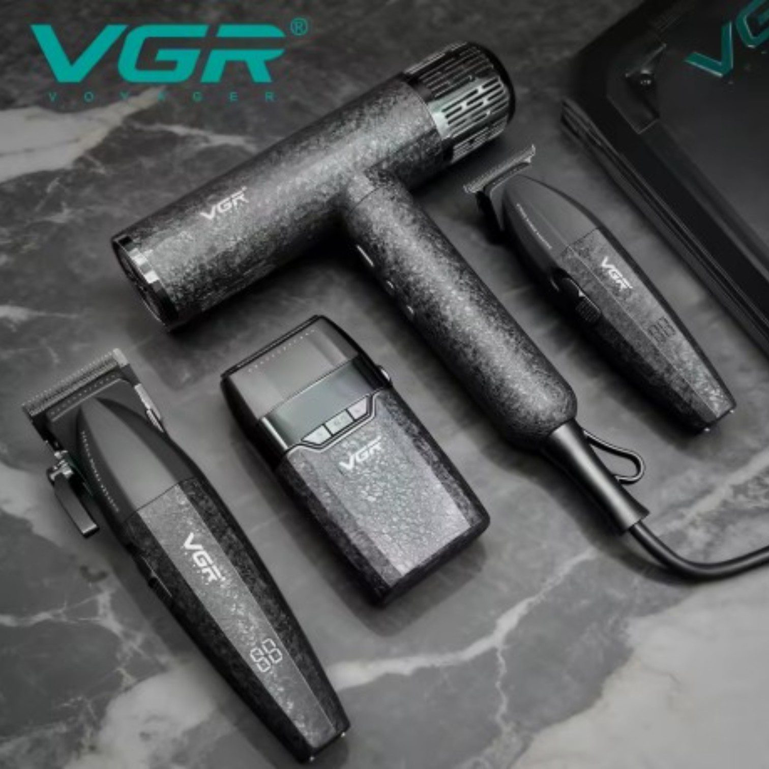 VGR HAIR STYLER SET 4IN1 V-640 ق/ص - Image 2