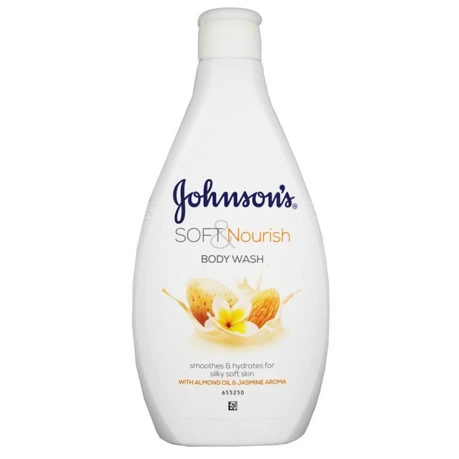 JOHNSONS SOFT NOURISH BODY WASH WITH ROSE WATER