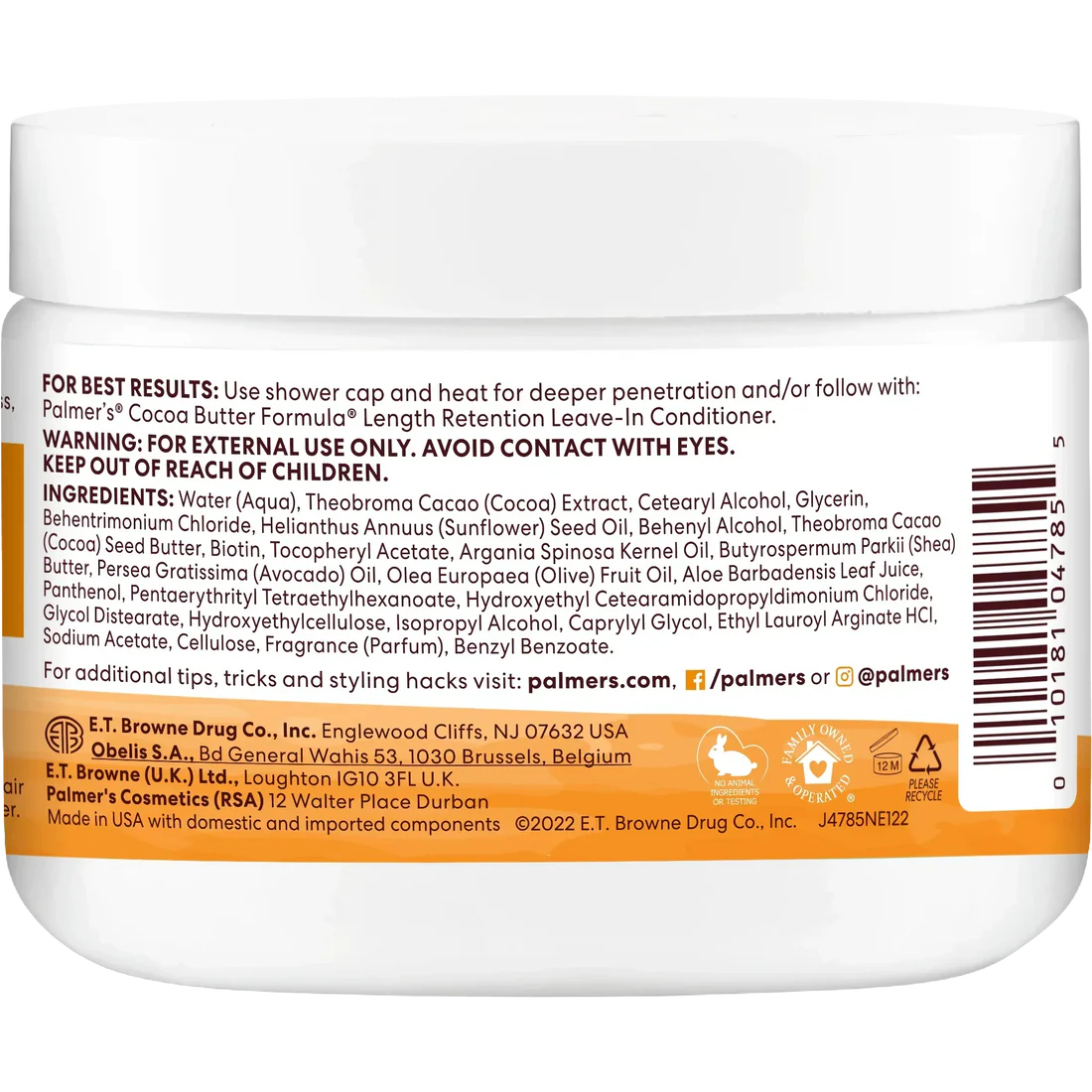 PALMER-S COCOA BUTTER DEEP CONDITIONER 340G - Image 4