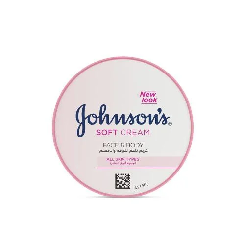 JOHNSON SOFT CREAM FACE& BODY JAR 300ML - Image 2