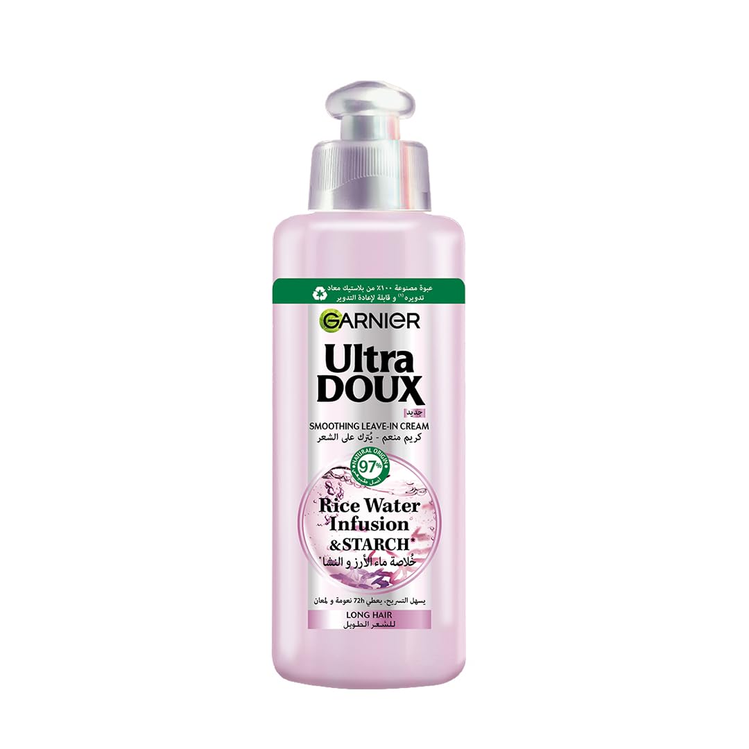 GARNIER ULTRA DOUX RICE WATER INFUSION LEAVE IN 200ML