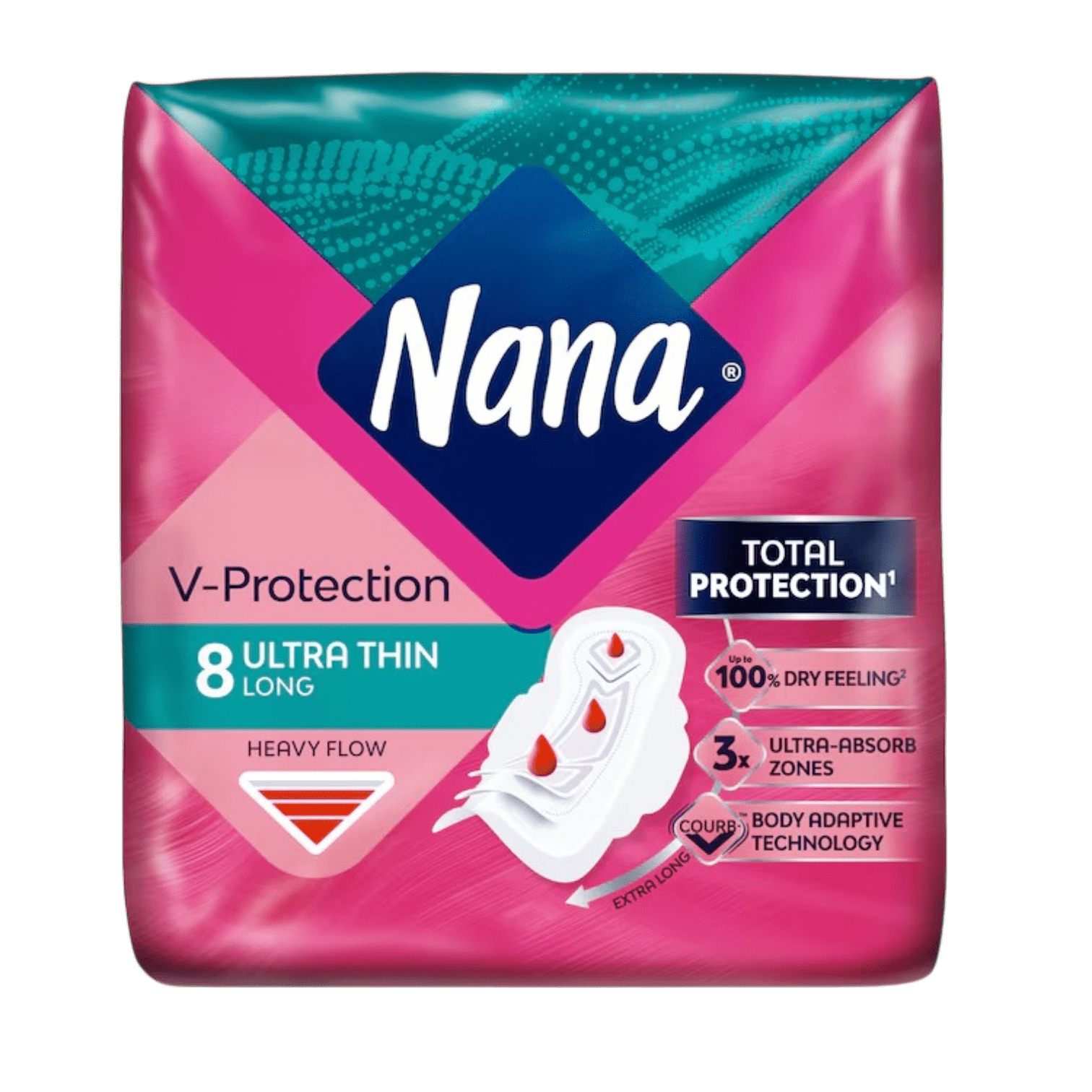 NANA V-PROTECTION ULTRA THIN LONG 8PAD