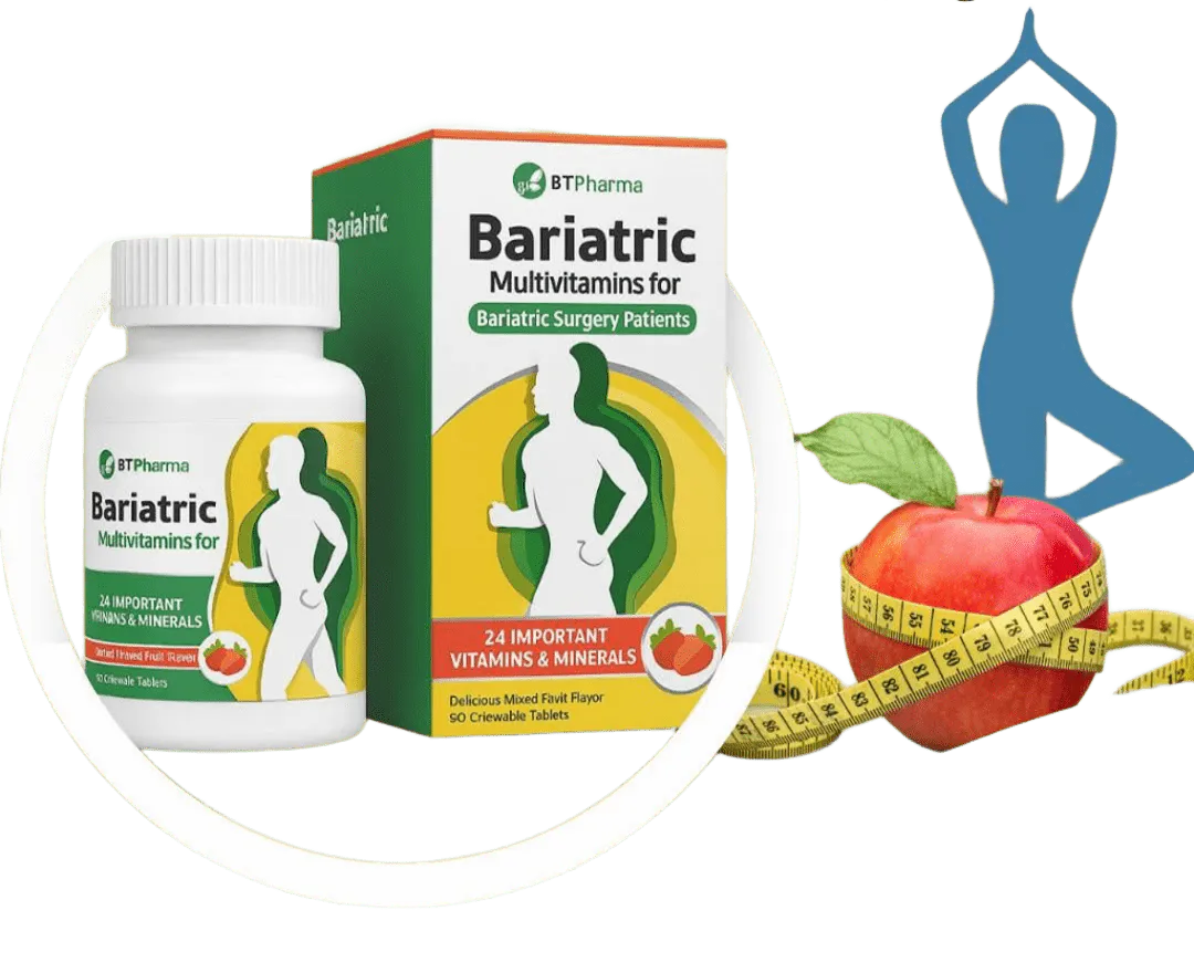 BT PHARMA BARIATRIC MULTIVITAMINS 90 CHEWS TAB - الصورة 2