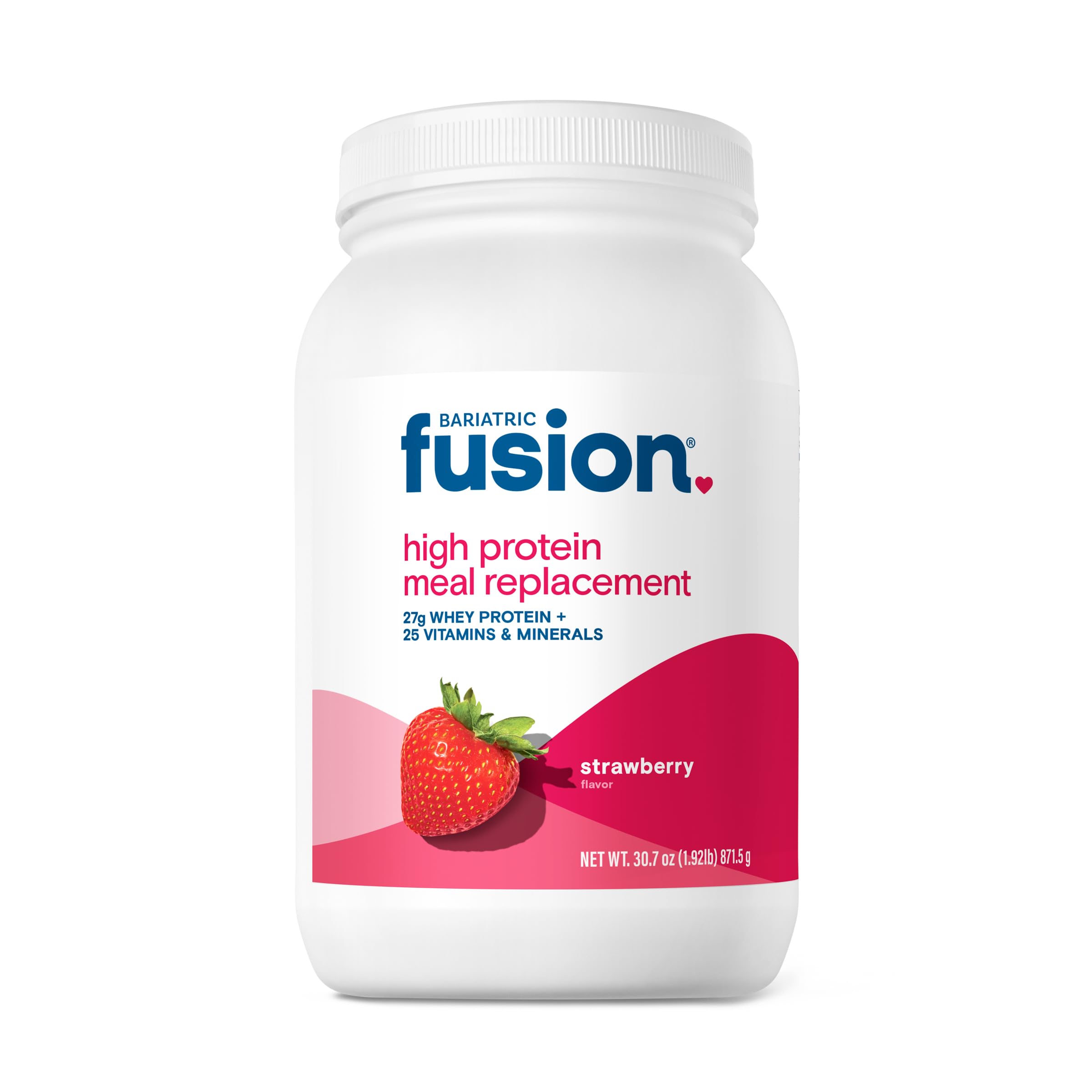 BARIATRIC FUSION STRAWBERRY HIGH PROTEIN MEAL REPLACEMENT 871.5G