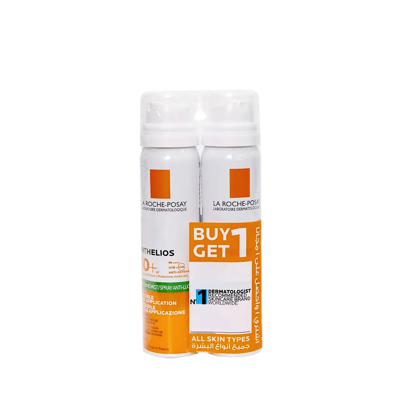 LA ROCHE SUNSCREEN ANTHELIOS ANTI-SHINESPRAY SPF50 1+1OFFER - Image 2