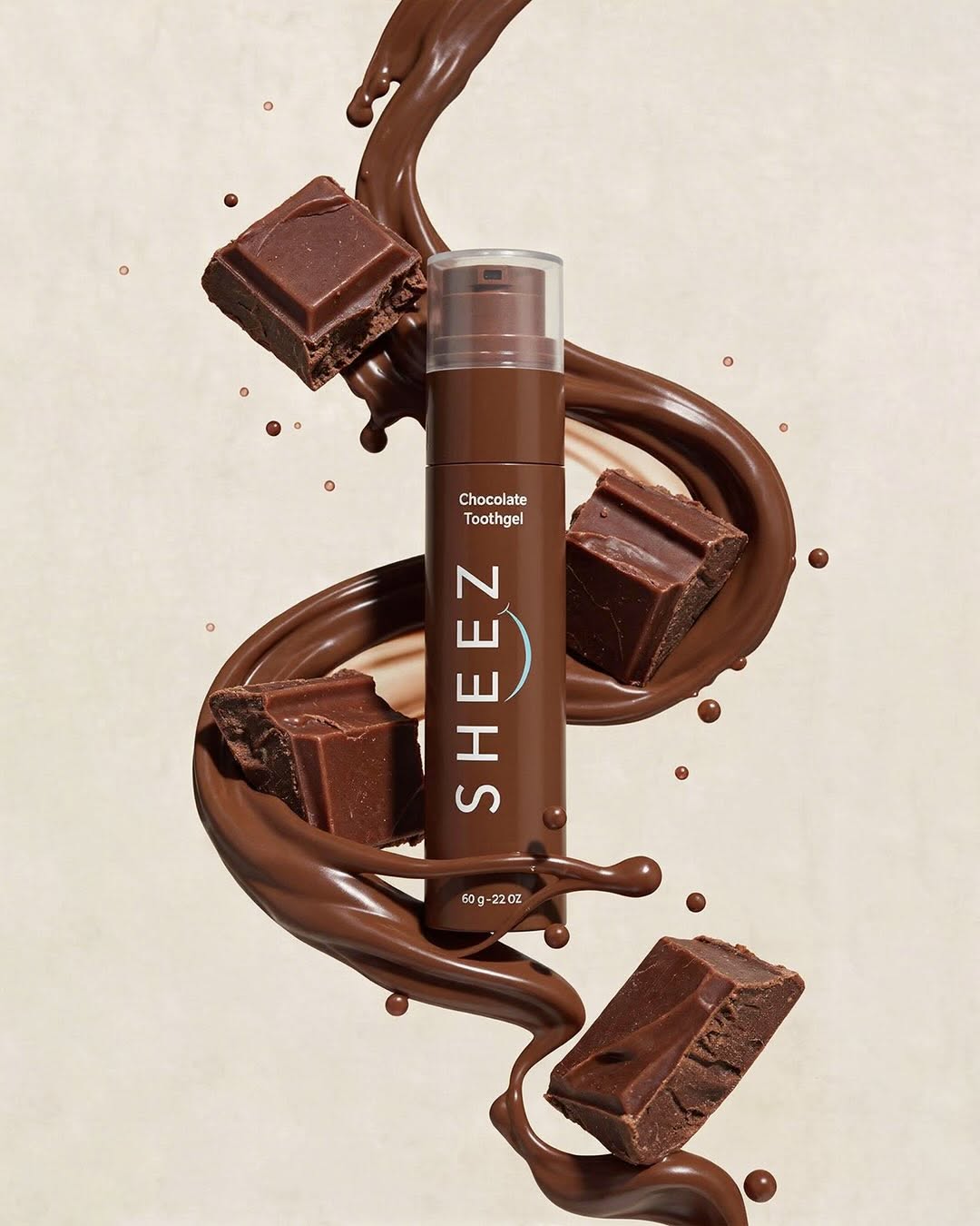 SHEEZ CHOCOLATE TOOTHGEL 60G - Image 2