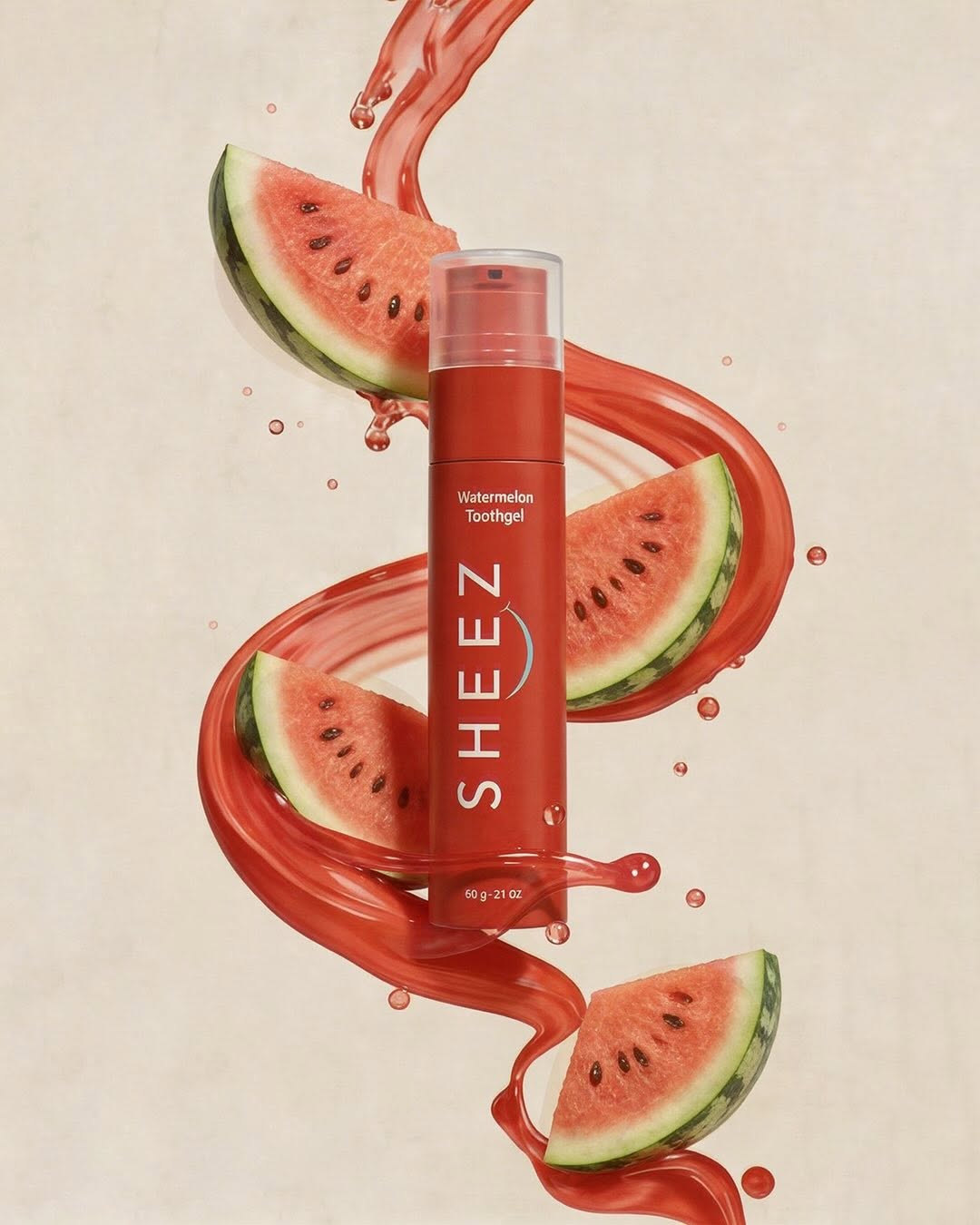 SHEEZ WATERMELON TOOTHGEL 60G - Image 2