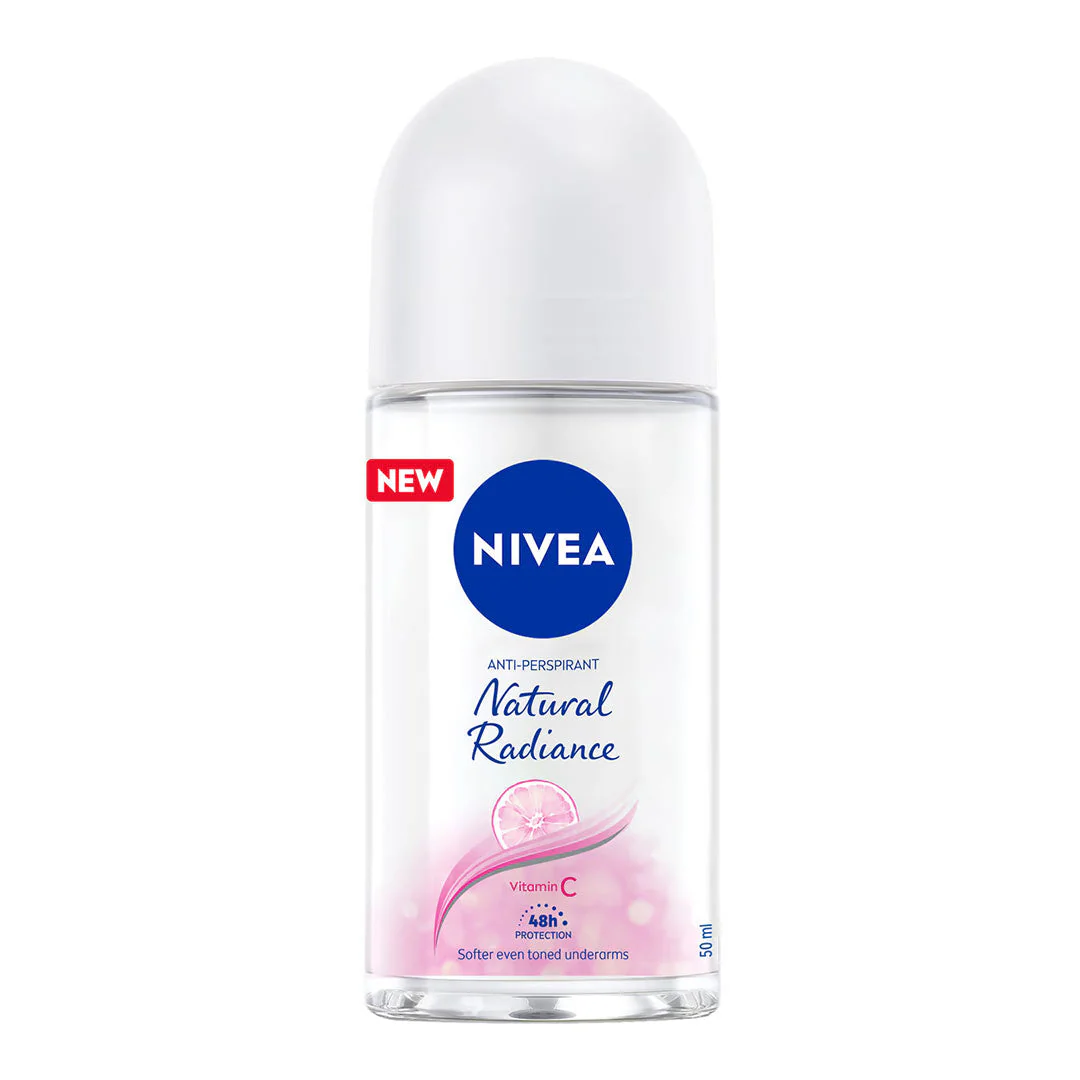 NIVEA DEO NATURAL RADIANCE ROLL ON 50ML