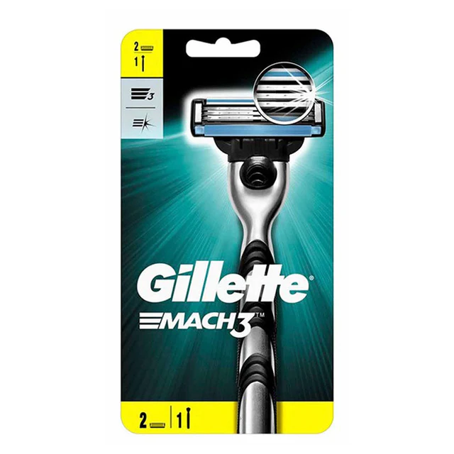 GILLETTE MACH3+ 3BLADES FOR A CLASSIC CLOSE SHAVE 2PCS