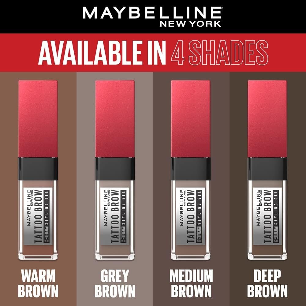 MEYBELLINE TATTOO BROW WARM BROWN 3D GEL (MAKEUP) - Image 2