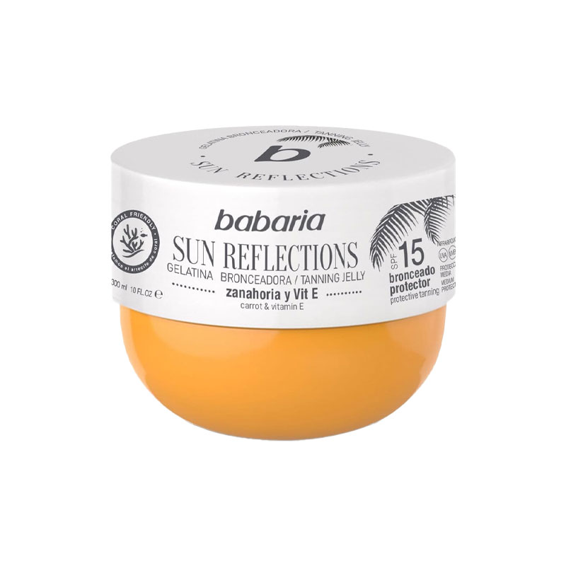 BABARIA SUNTAN SUN REFLECTIONS CARROT TANNING JELLY SPF15 300ML