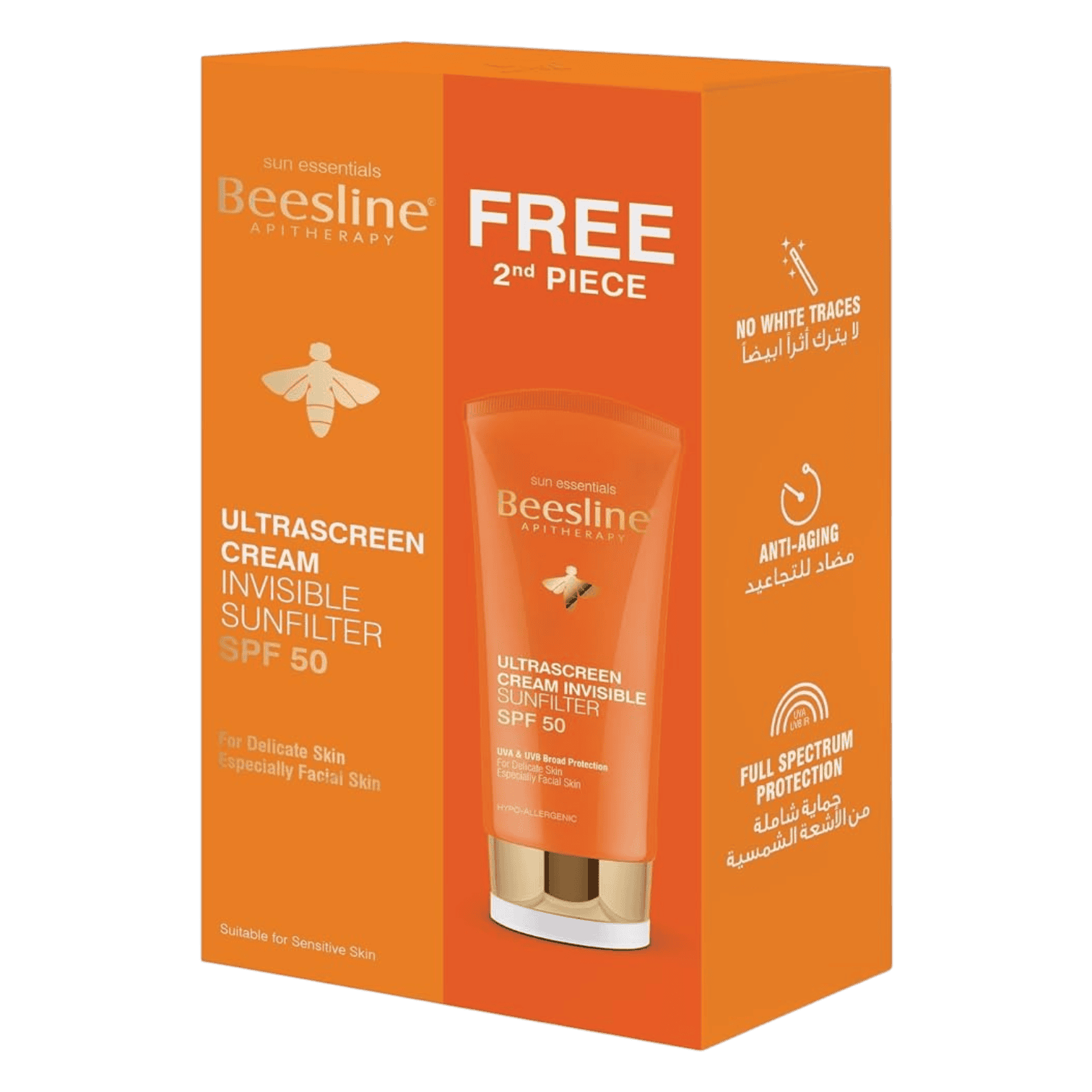 BEESLINE SUNSCREEN ULTRA CREAM INV SPF50+ OFFER 1+1FREE