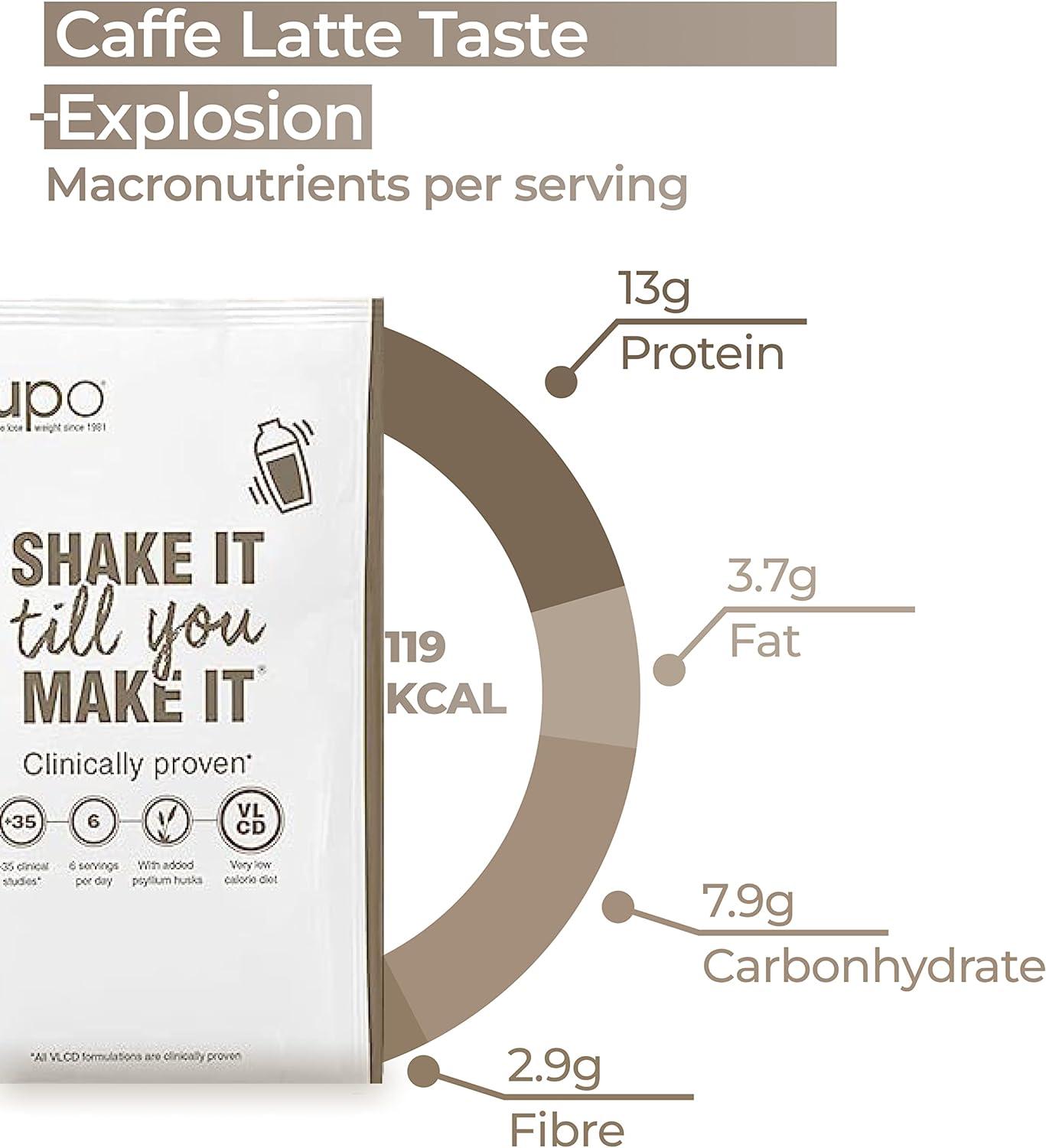 NUPO SHAKE IT CAFFE LATTE POWDER 32G - Image 2