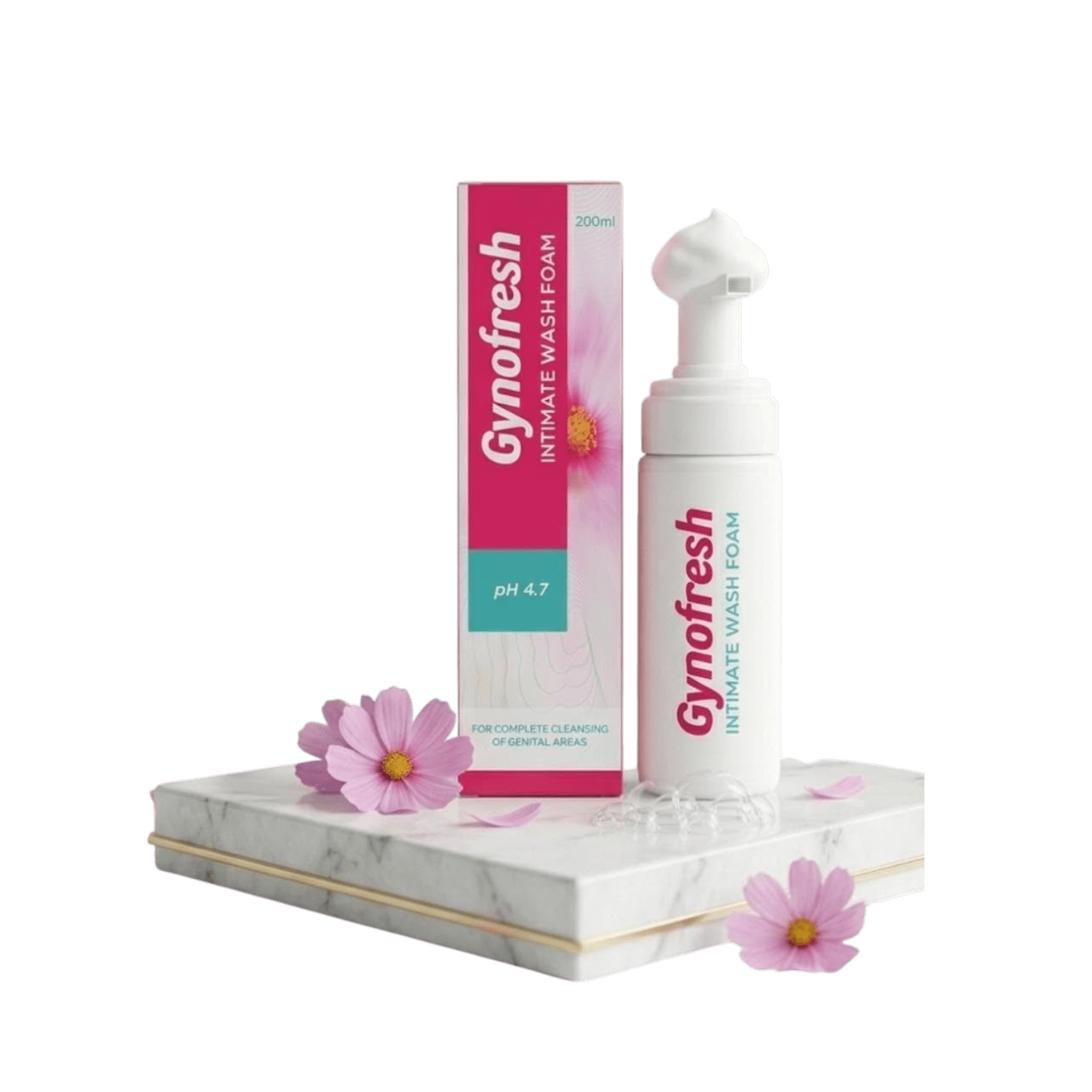 GYNOFRESH INTIMATE WASH FOAM PH 4.7 200ML