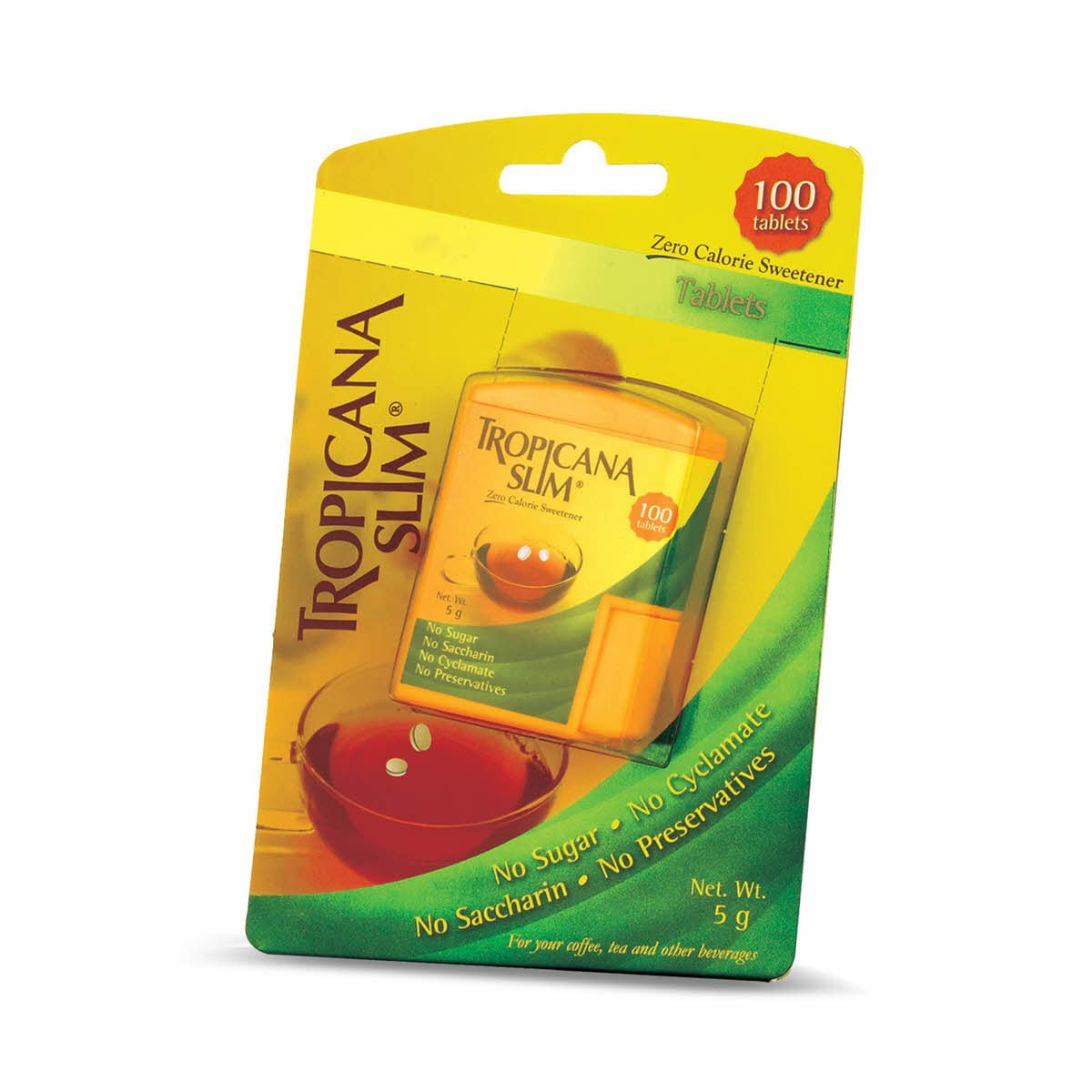 TROPICANA SLIM ZERO CALORIE SWEETNER 100TAB