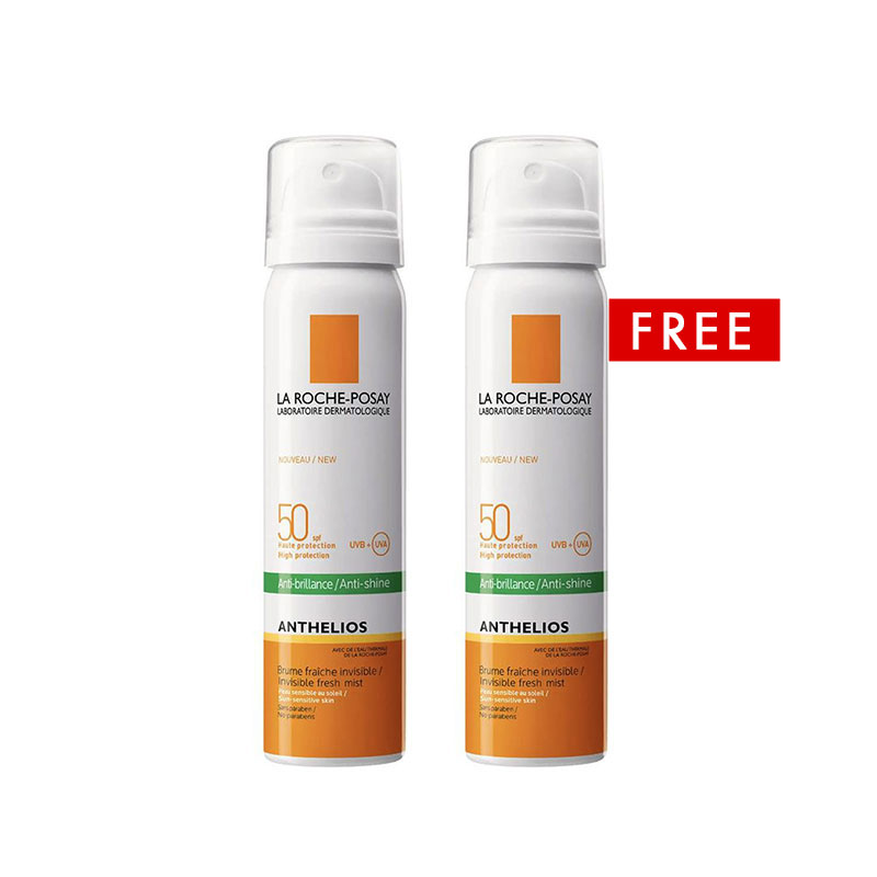 LA ROCHE SUNSCREEN ANTHELIOS ANTI-SHINESPRAY SPF50 1+1OFFER