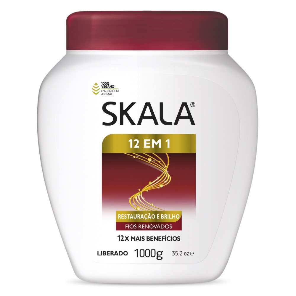 SKALA 12 EM 1 PLUS HAIR CONDITIONING CREAM 1000G
