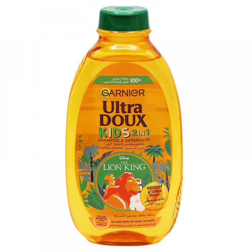 GARNIER ULTRA DOUX KIDS APRICOT & COTTON FLOWER SHAMPOO 400ML