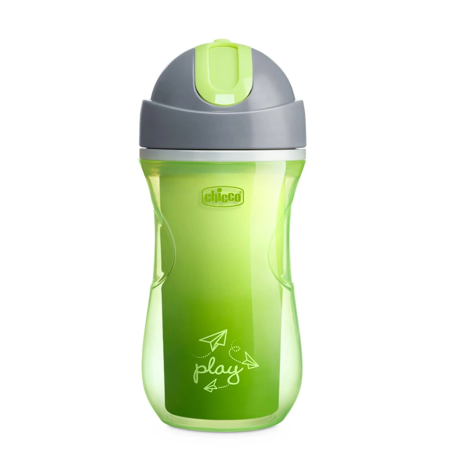 CHICCO SPORT STRAW CUP 266ML 14M+ GREEN - Image 2