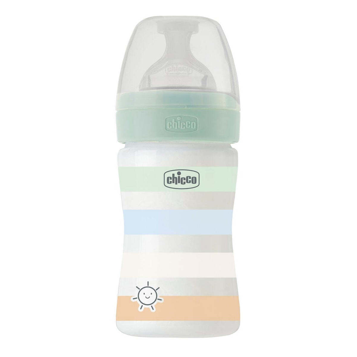 CHICCO WELL-BEING ANTI-COLIC COLORS BOTTLE 0M+ 150ML GREEN