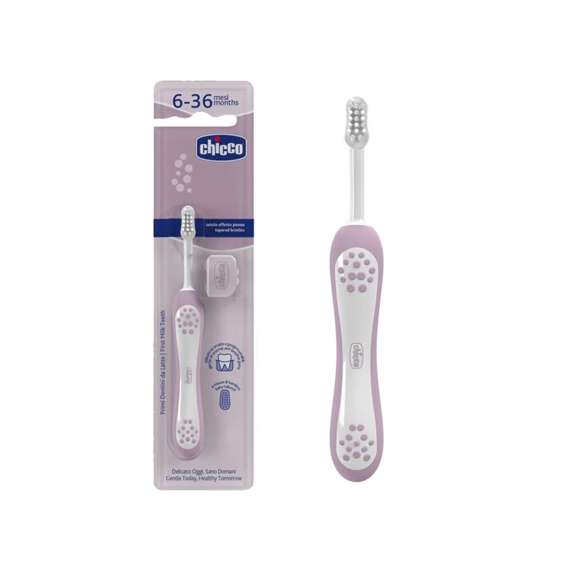 CHICCO T.B FIRST MILK TEETH PURPLE 6-36M - Image 2